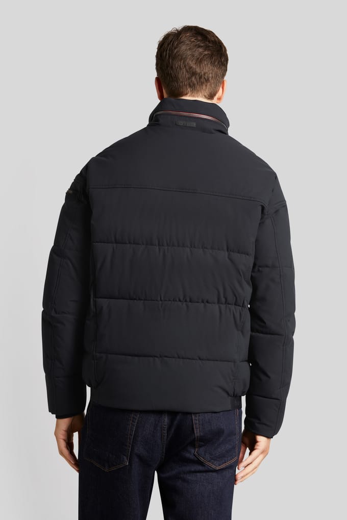 Bugatti Herren Jas met breed gewatteerd patroon