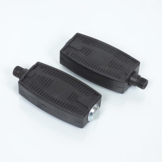 Paar ATOM-type zwarte rechts-links pedalen voor MBK 51 M14 Pas 125 bromfiets
