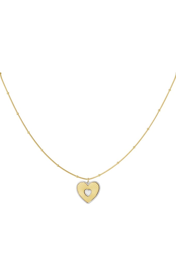 Ketting lover heart - Goud kleur