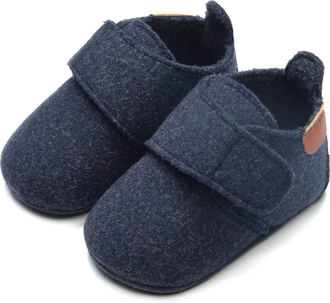 Babyschoentjes - Klittenbandsluiting - Maat 18-19 - 11cm - Blauw