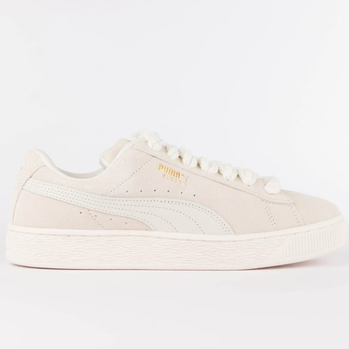 Puma damessneakers van suède in maat XL met touweffect.
