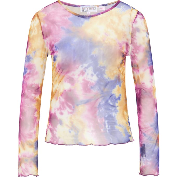 Mymo Mesh Shirt Dames paarse lucht