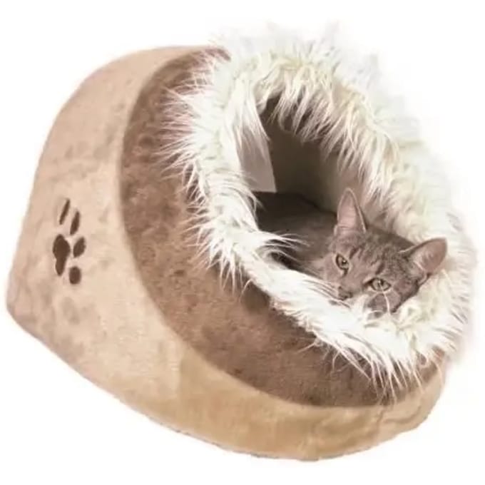 Trixie Kattenmand Iglo Minou Beige / Bruin - 41X30X50 CM