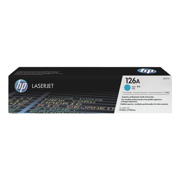 HP 126A - Tonercartridge - Origineel - Standaard Capaciteit - Cyaan