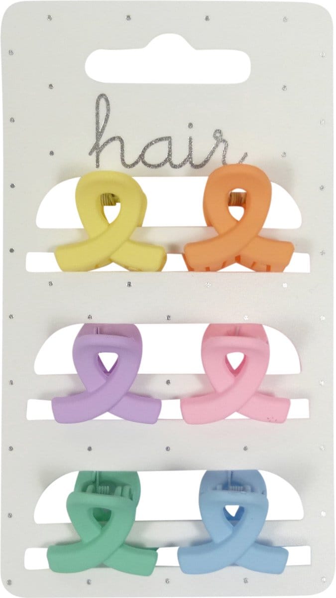 Haarklem - Kappersklem - Lusmodel 2.0cm - Mat Finish - Lichte Bright Tinten