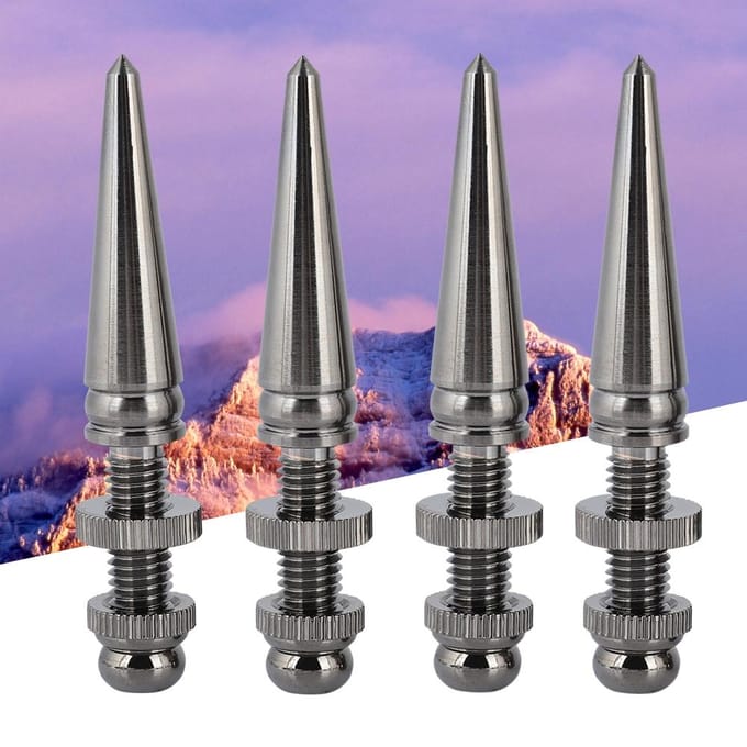 4 Paar Puur Koper Schokbestendige Luidspreker Voet Spike Subwoofer Basis Pad Standaard Voet