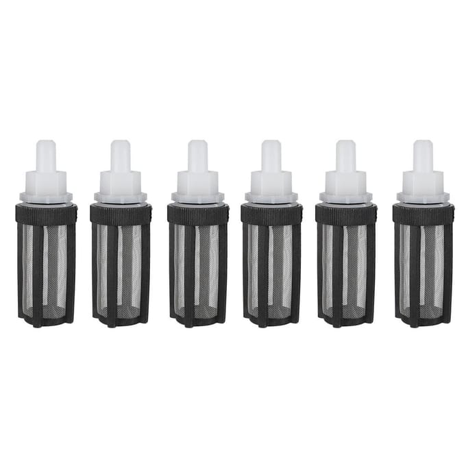 6 stuks Waterinlaat Micro Pomp Filter Connector 8mm met Roestvrijstalen Net