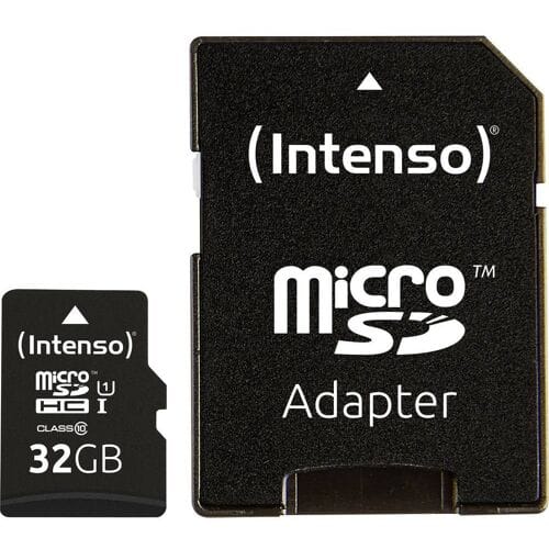 Intenso Professional microSDHC-kaart 32 GB Class 10, UHS-I Incl. SD-adapter