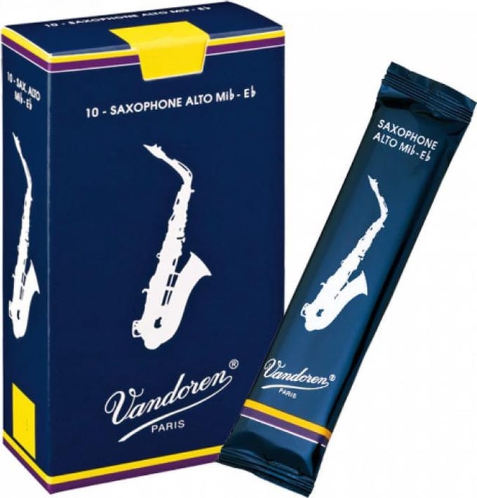 Vandoren Classic Altsaxofoon 2 doos met 10 rieten - Riet voor altsaxofoon