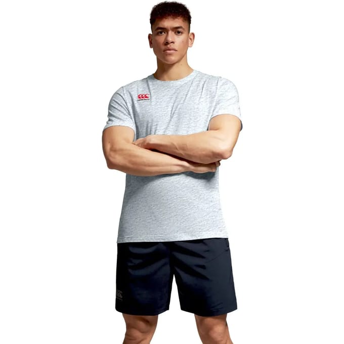 Katoenen T-shirt met klein logo Canterbury