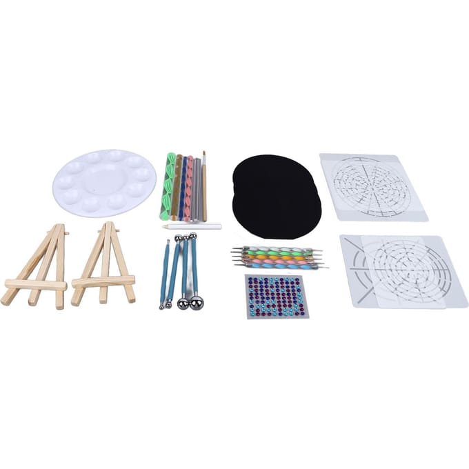 Ensemble d'outils de pointillage Mandala 31 pièces Kit d'outils de pointillage Mandala professionnels pour la peinture white