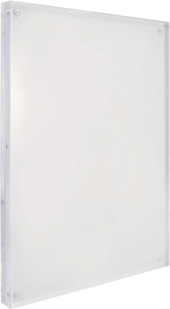 Securit tafelstandaard acryl magnetisch, A5, transparant