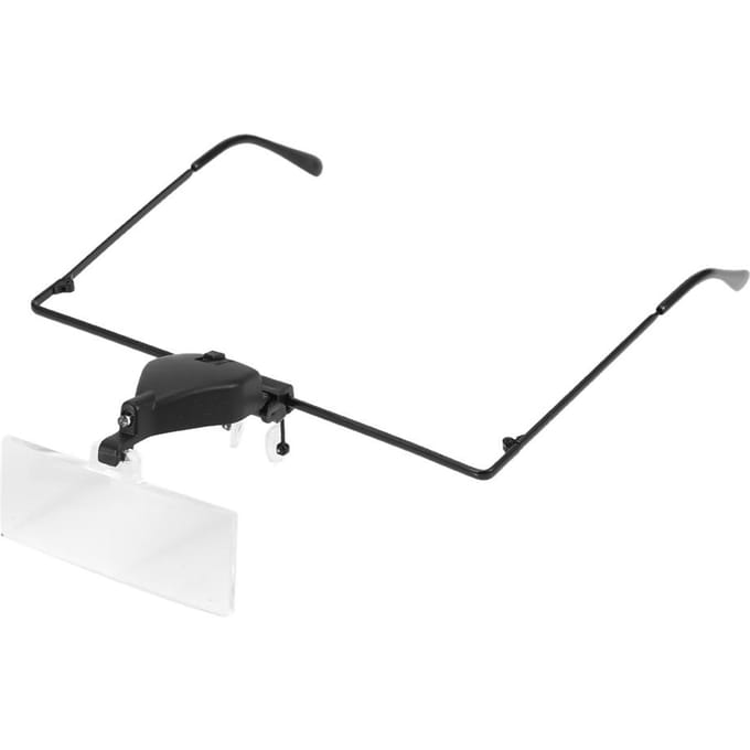 1.5X 2.5X 3.5X Bril LED Vergrootglas Handsfree Hoofd Wimperverlenging Vergrootglas