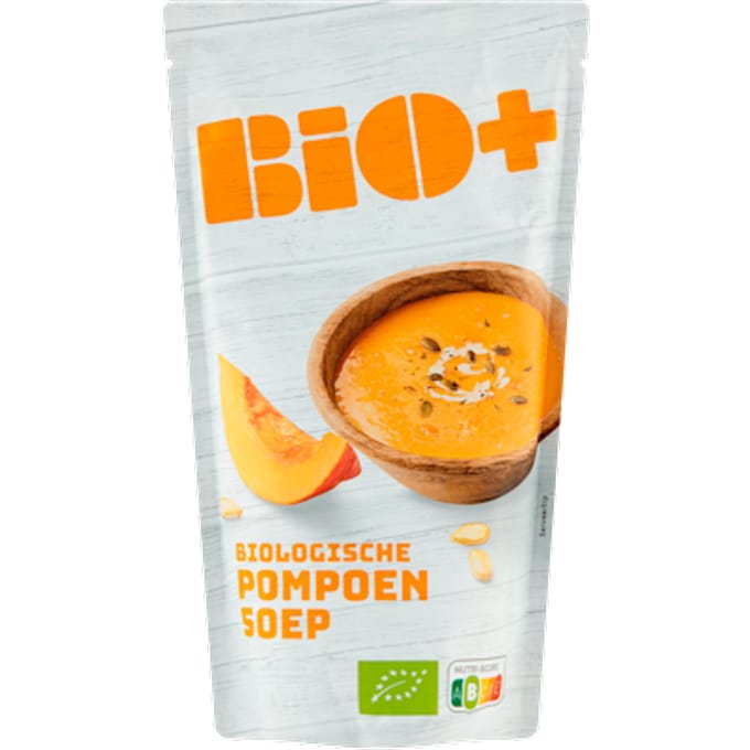 Soep in zak Pompoensoep