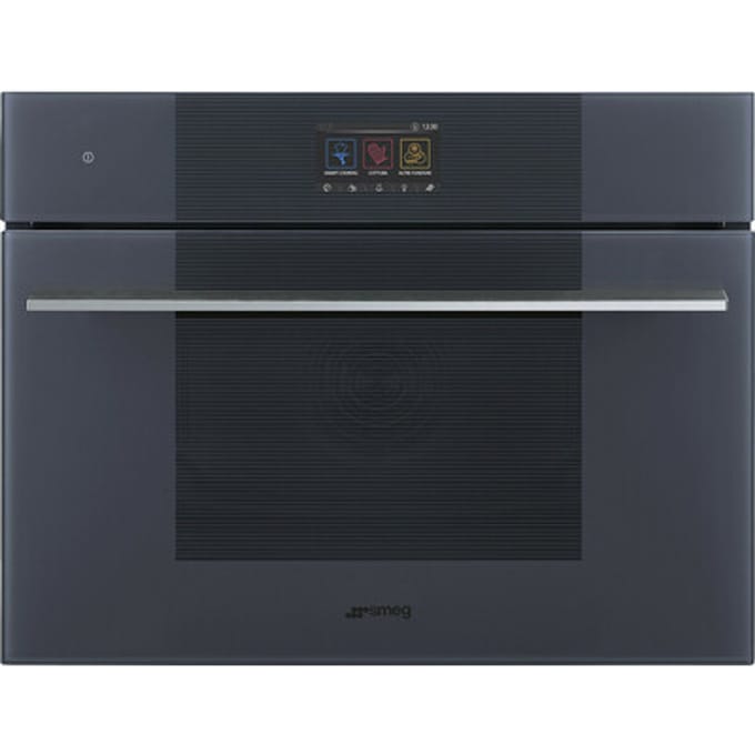 SMEG Speedwave Galileo Oven Oven , Linea, 45 cm, Combi-magnetron, Neptune Grey, Vapor Clean