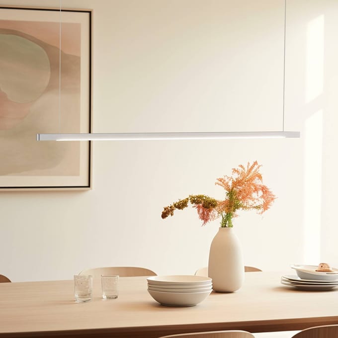 Quitani Talon LED hanglamp aluminium/naturel geanodiseerd 24W