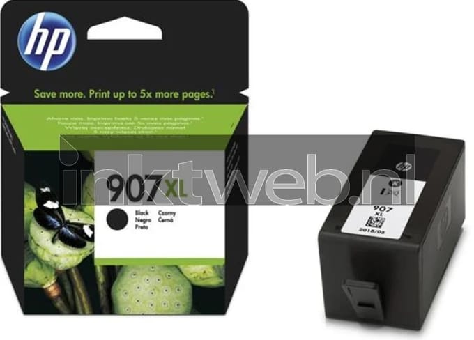 HP 907XL Inkt Cartridge Zwart Extra High Yield 1500 pagina s