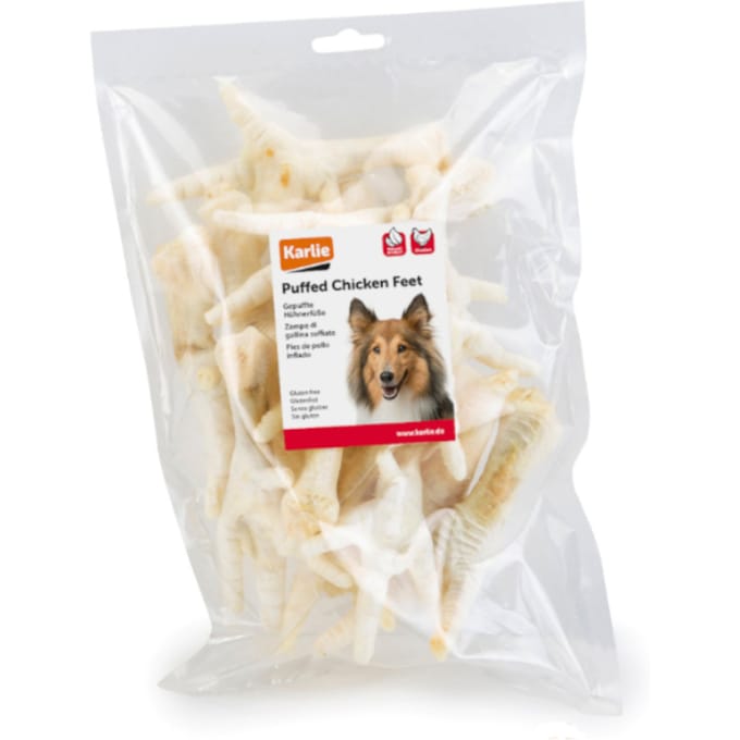 3x200g Kippenpoten gepoft Karlie Hondensnacks