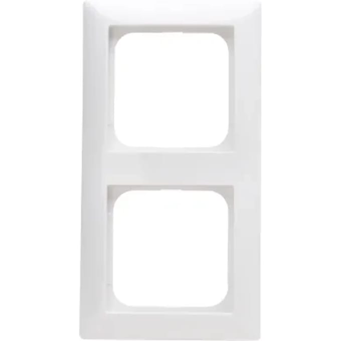 Busch Jaeger Balance afdekraam - 2 voudig - Horizontaal / vertikaal - Wit