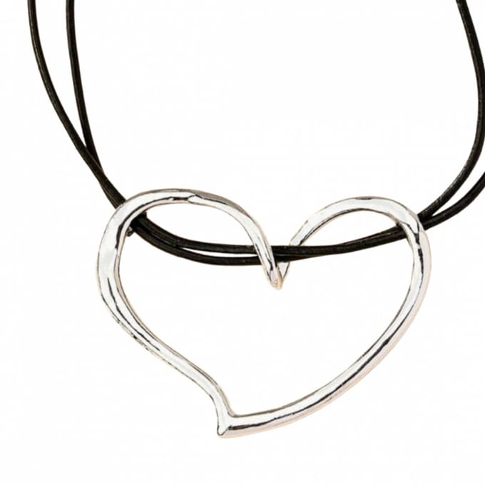 Ketting zilverkleur Hart - Charme Bijoux