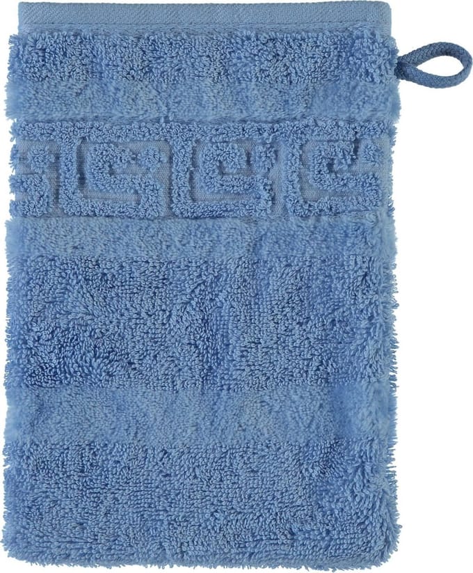 CAWÖ Noblesse Uni Washandje - Lichtblauw - 16x22
