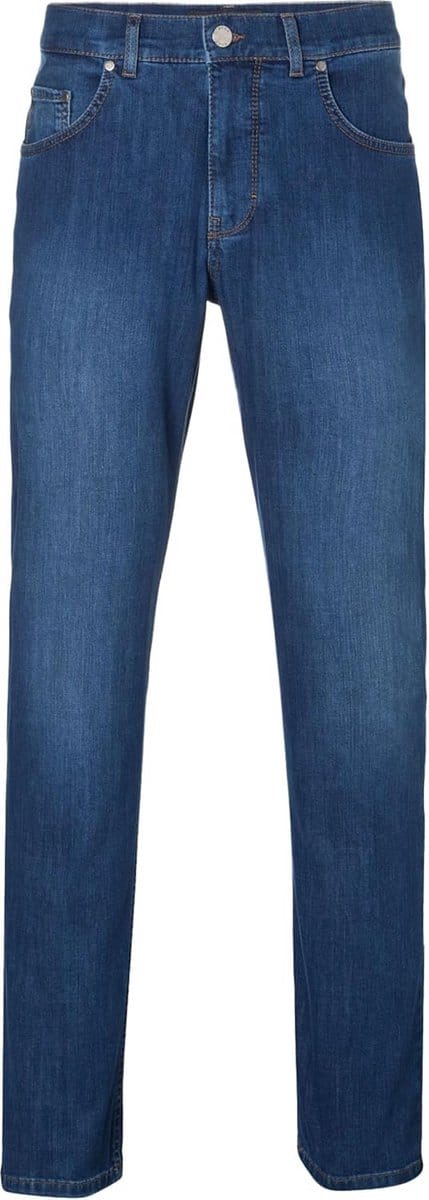Heren Jeans Cooper Rechte Pijp Denim Stijl