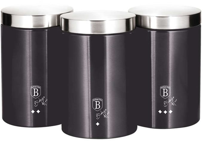 Berlinger Haus Carbon Pro - Keukenset - Grafiet - 1,4L - Staal