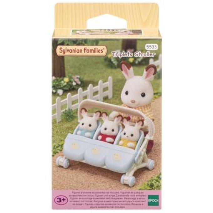 Sylvanian Families 5533 wandelwagen drieling-poppenhuisinrichting