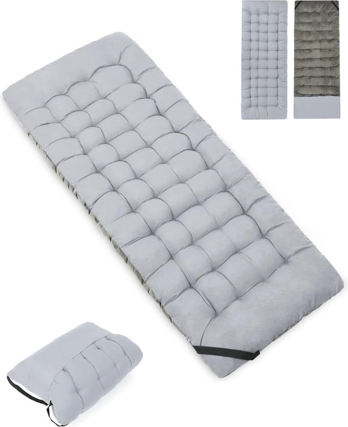 Multifunctionele Campingmatras voor Veldbed - 190 x 71 cm, Lichtgewicht en Comfortabel voor Buitengebruik