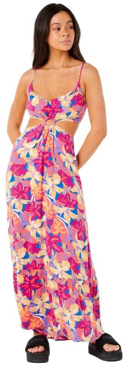 Rip Curl Es Vedra Lange Jurk Zonder Mouwen Veelkleurig XS Vrouw