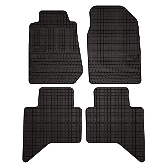Wielganizator SolidPRO - Auto Rubbermatten - Zwart - Isuzu D-MAX II (2011-2019)