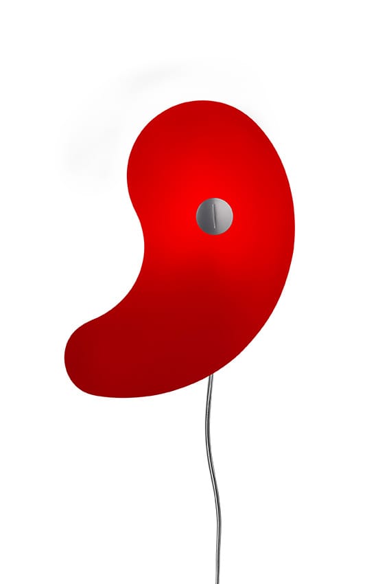 Foscarini - Bit 1 Wandlamp - rood