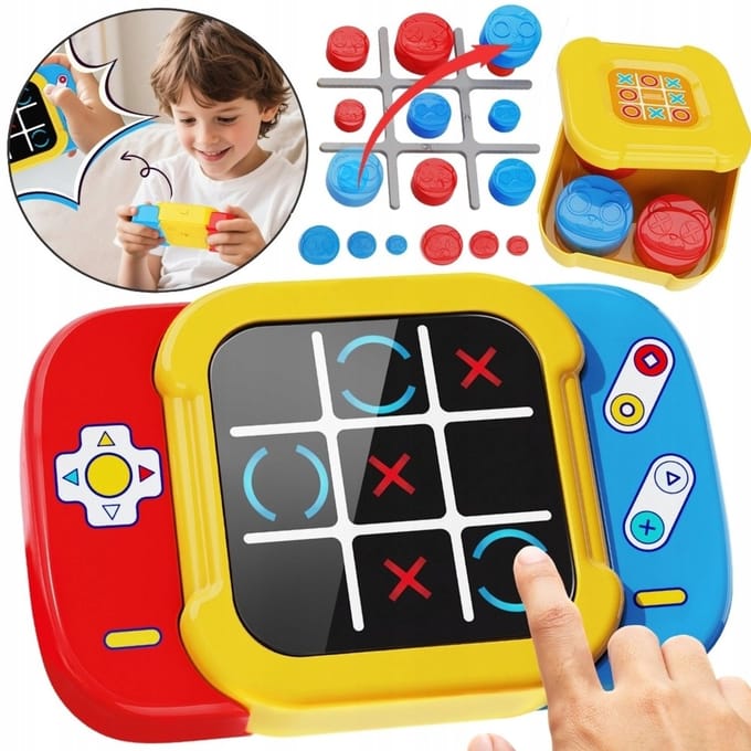Whoopie elektronisch Tic Tac Toe-spel - 4 spelmodi