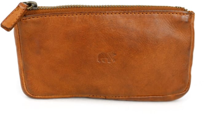 Bear Design - Stijvolle Leren Sleuteletui XL met 1 ring- Cognac Bruin