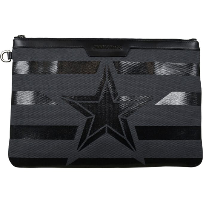 Jimmy Choo Derek clutch grijs
