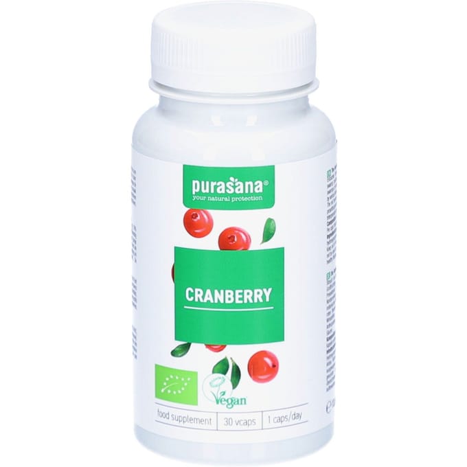 Purasana Vegan Cranberry Bio Caps 30