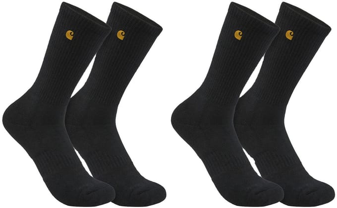 Carhartt Sokken Midweight Crew Sock, set van 2 SC2252-M
