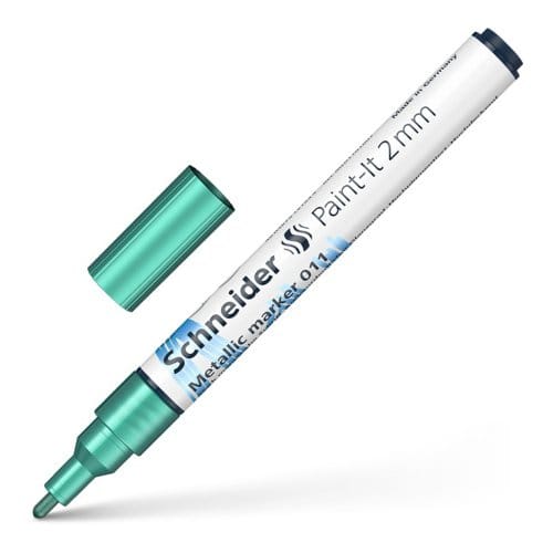 Schneider metallic marker - Paint-It 011 - 2mm - groen metallic - S-ML01101052