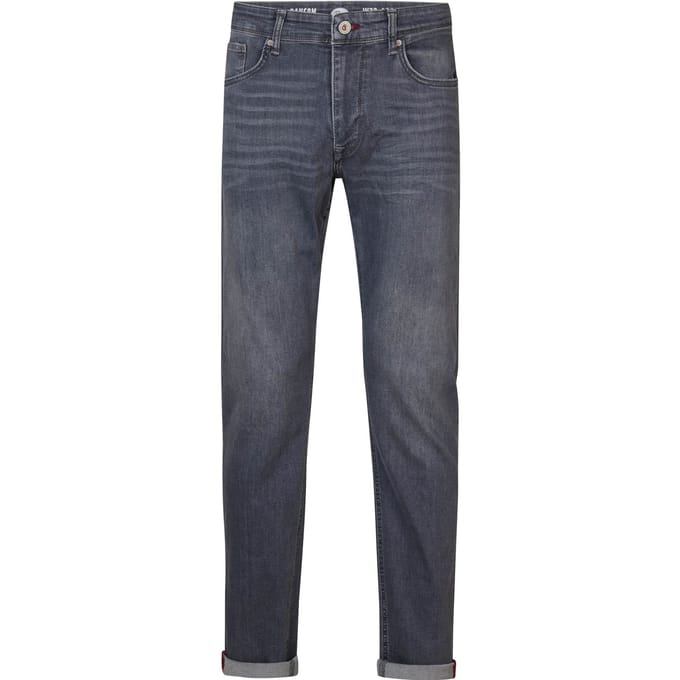 Petrol Industries - Heren Ransom Regular Tapered Fit Jeans  - Grijs
