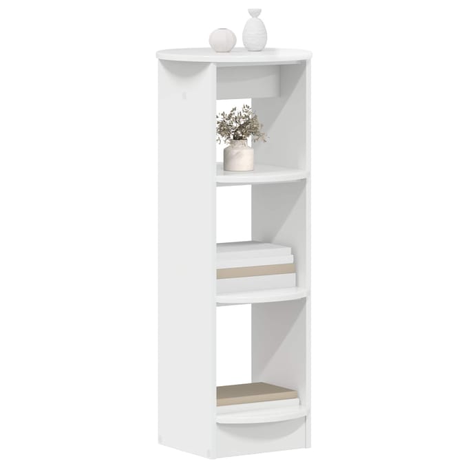 vidaXL - Bijzetkast - Hoogglans - Wit - 40 - x - 40 - x - 100 - cm - Geconstrueerd - hout