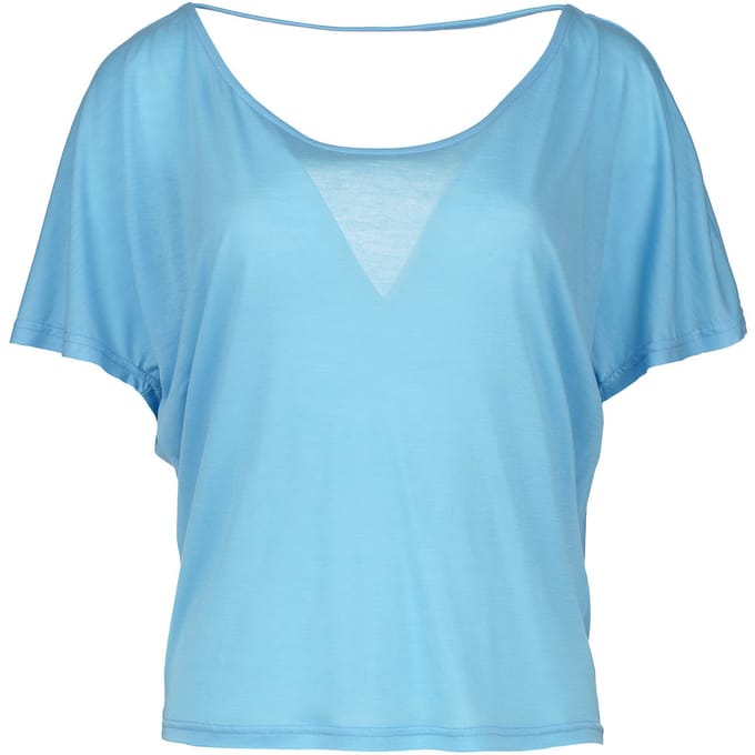 Hemelsblauwe Drape Back Top