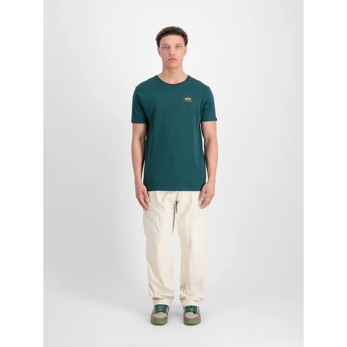 T-shirt met klein logo Alpha Industries Basic
