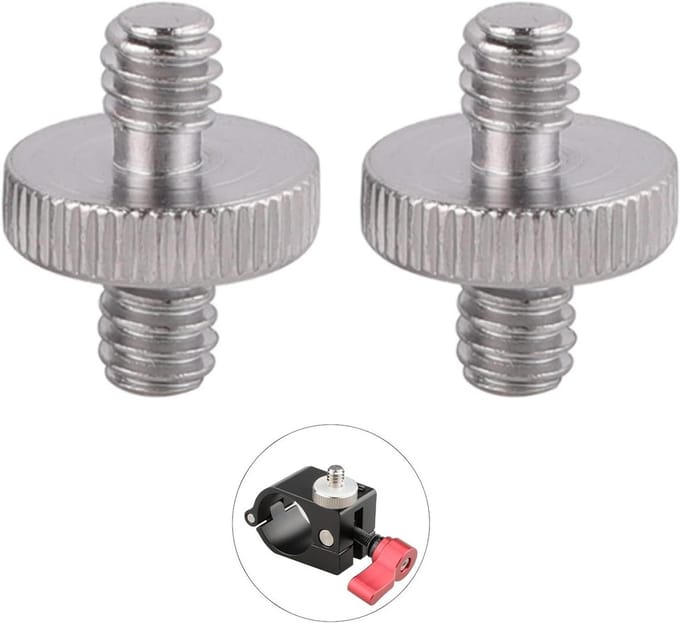 Dailygoods - Set van 2 Metalen Schroefdraadadapters voor Camera-accessoires