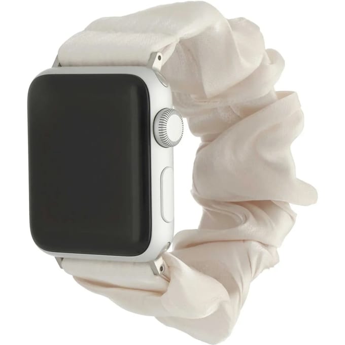 2+1 | Apple Watch Bandje Savara - Scrunchie - Nylon - Sterrenlicht