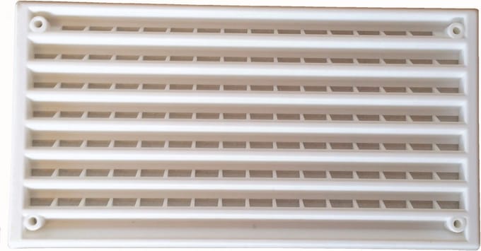 Ventilatierooster Wit 17x9cm