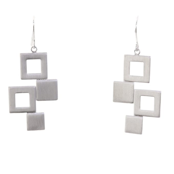 Behave – Dames oorbellen – Geometrisch design – Minimalistische stijl
