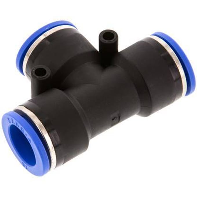 16mm T-koppeling PA 66 Insteekfitting NBR