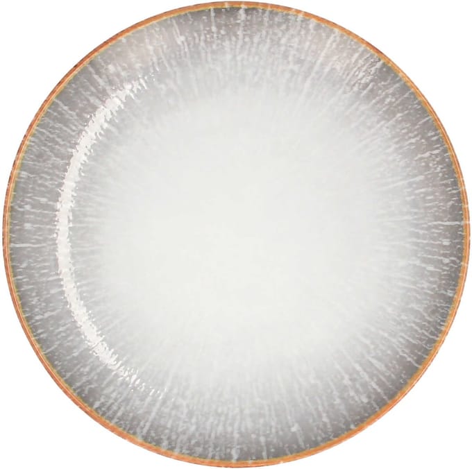 Lubiana REACTIEF Porseleinen Dessertbord 20,5 cm - Uniek Reactief Glazuur
