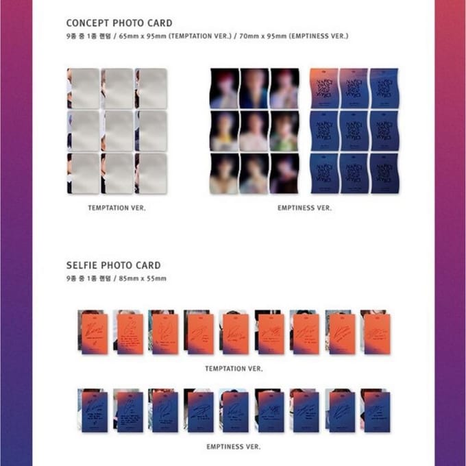 SF9 - NARCISSUS (WILLEKEURIG) / 6e mini-album RANDOM 1EA blue