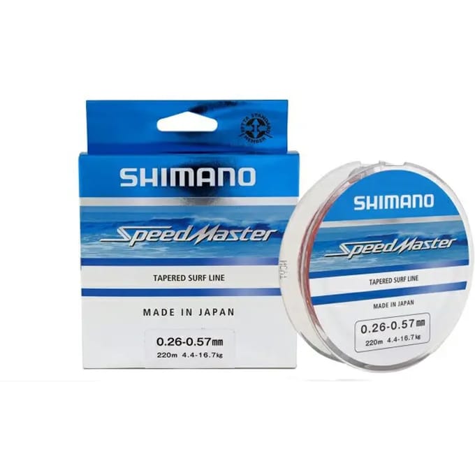 Shimano - Speedmaster Tapered Surf Leader Clear 10x15m - Shimano
